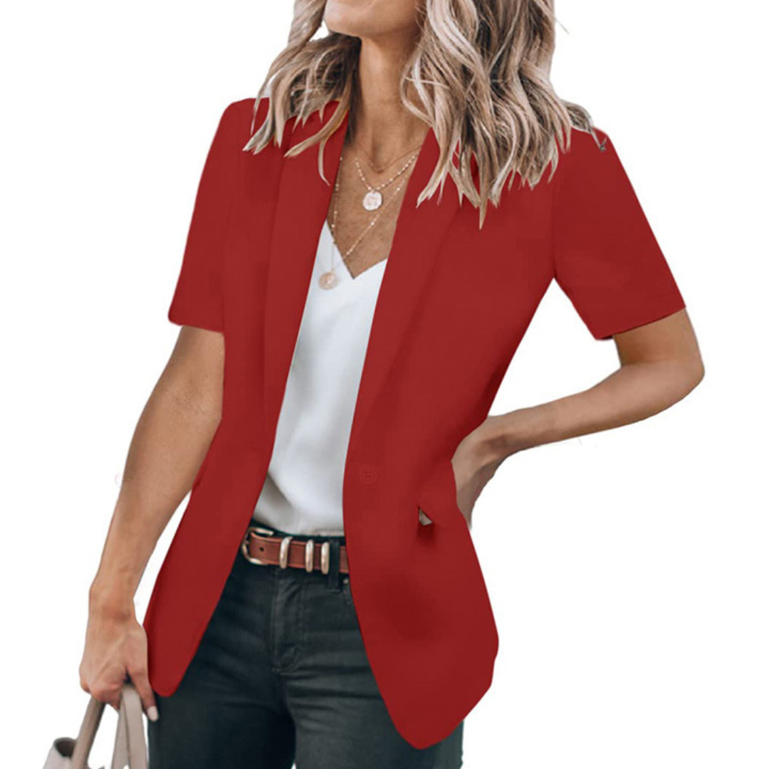 Daniela | Blazer Casual Manga Corta para Mujer