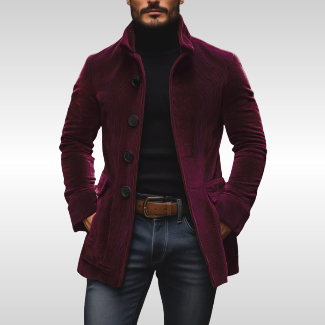 Horizon | Chamarra Elegante de Gamuza